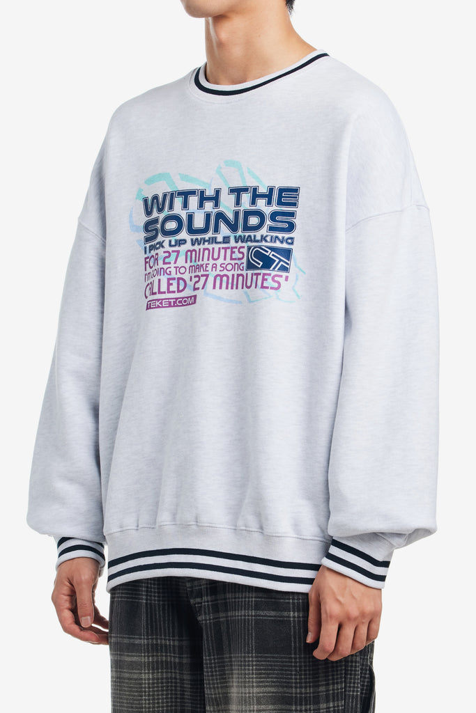 27 MINUTES SONG SWEATSHIRT - WORKSOUT WORLDWIDE
