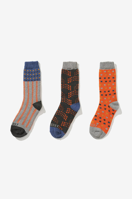 RHYTHMIC PATTERN SOCKS