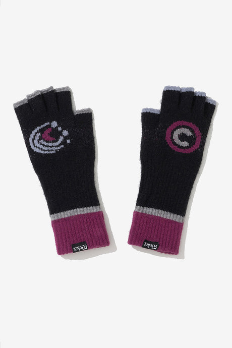 BLUR FINGERLESS KNIT GLOVES