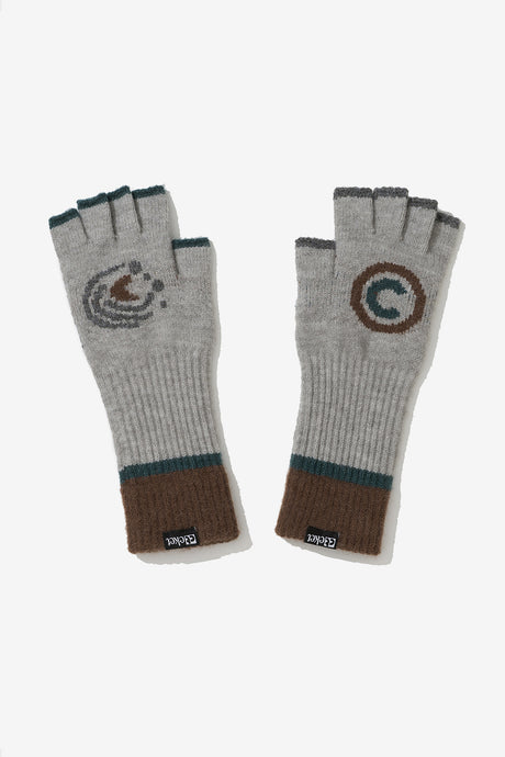 BLUR FINGERLESS KNIT GLOVES