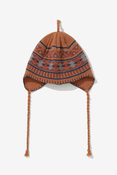 COLOR VISION EARFLAP BEANIE