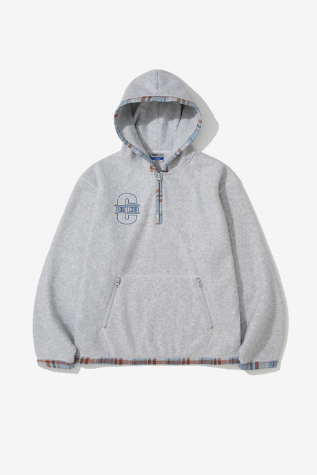 DIZZY FLEECE HALF ZIP-UP HOODIE