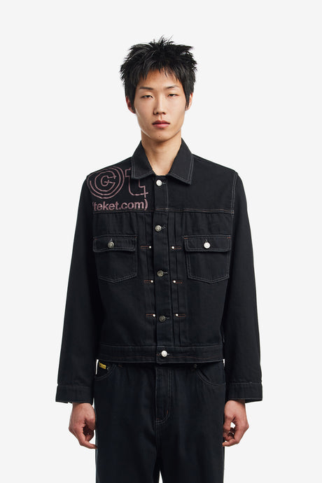 IMMAZE CURVE STITCH JACKET