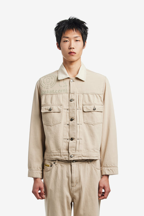 IMMAZE CURVE STITCH JACKET