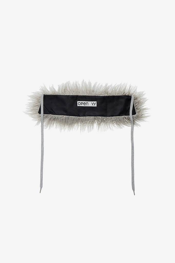 FAUX FUR COLLAR SCARF - WORKSOUT WORLDWIDE