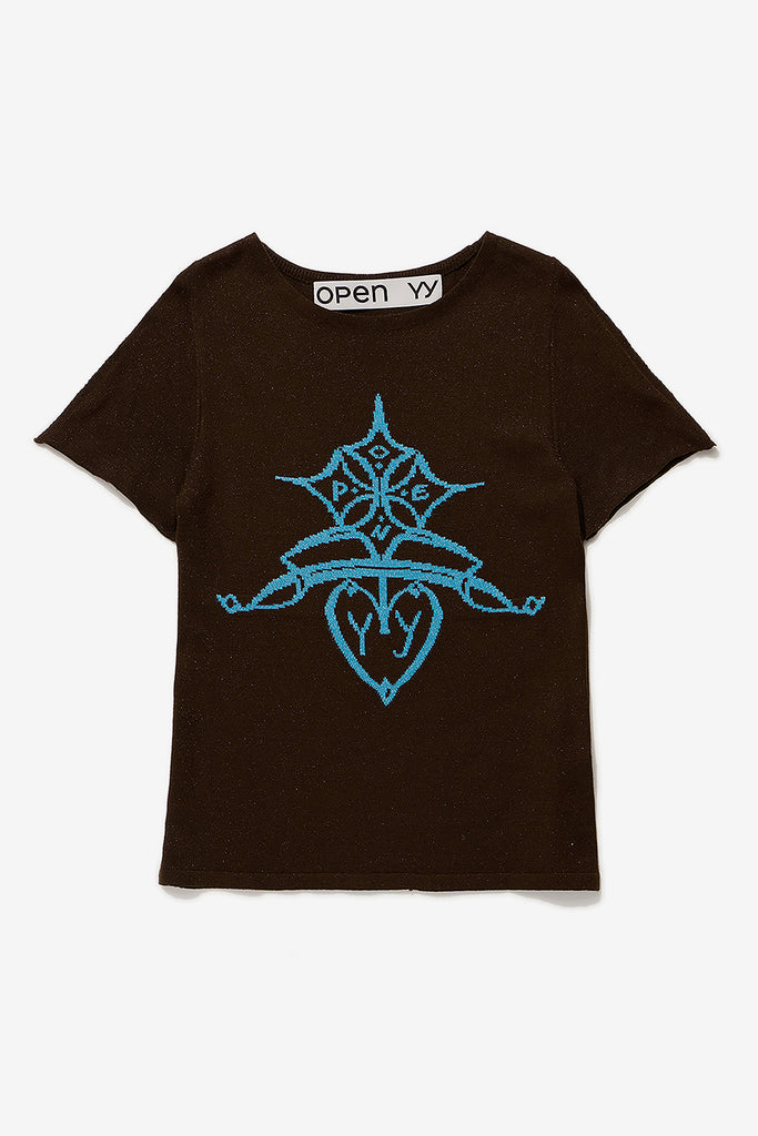 SLIT SHOULDER KNIT TOP - WORKSOUT WORLDWIDE