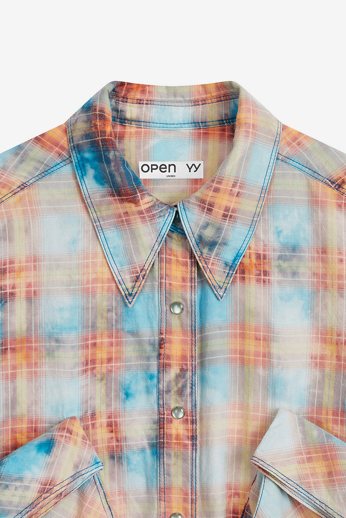 FADED CHECK POCKET SHIRT - WORKSOUT WORLDWIDE