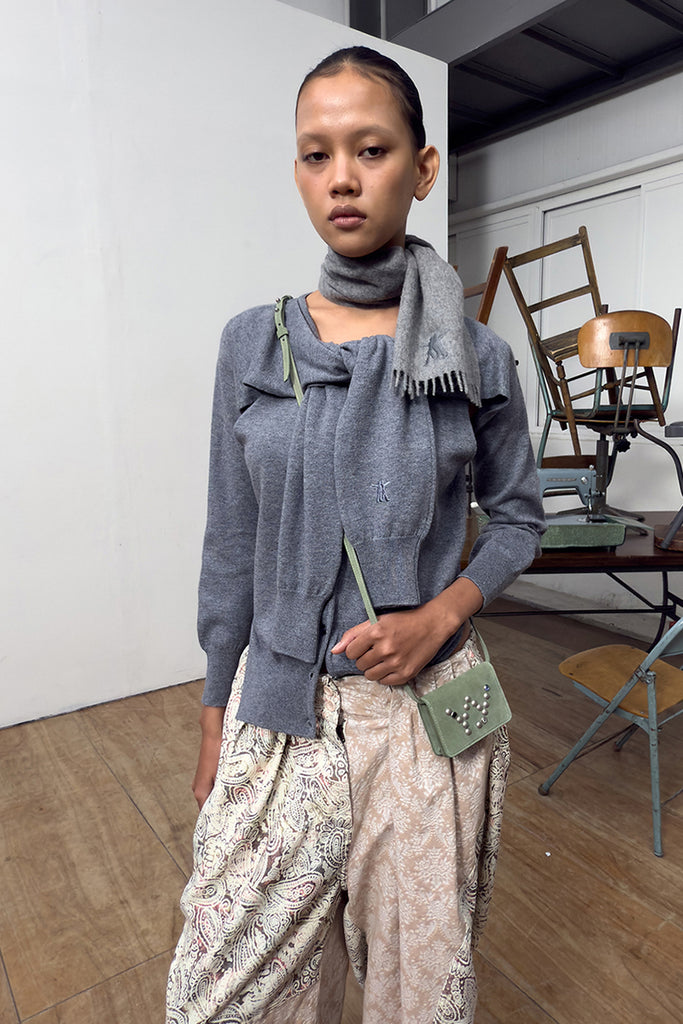 MICRO SUEDE STUD WALLET BAG - WORKSOUT WORLDWIDE