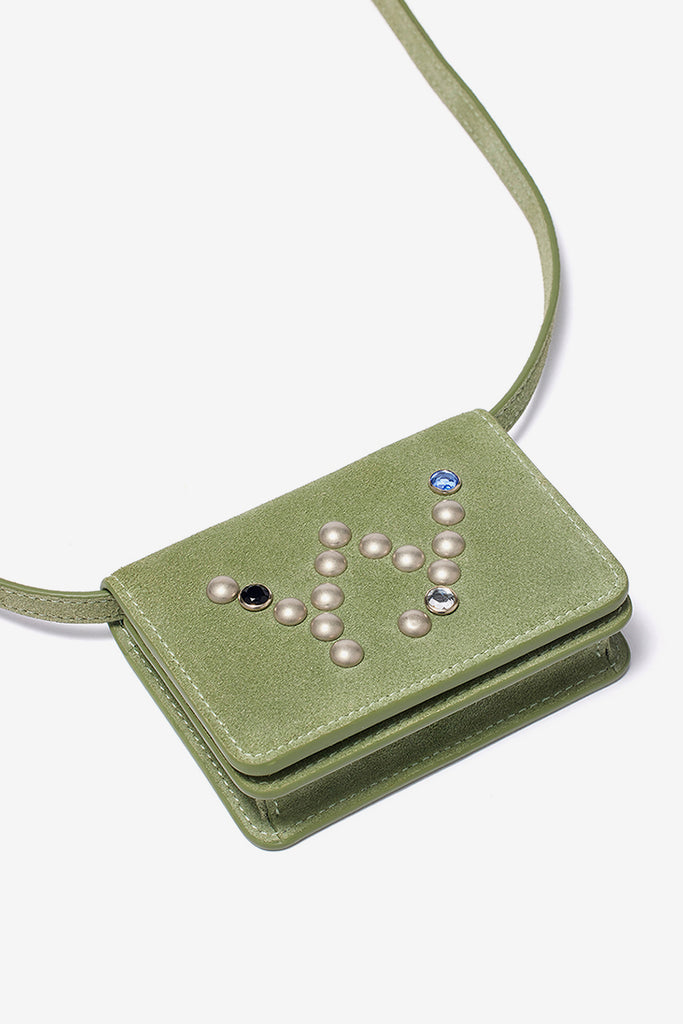 MICRO SUEDE STUD WALLET BAG - WORKSOUT WORLDWIDE