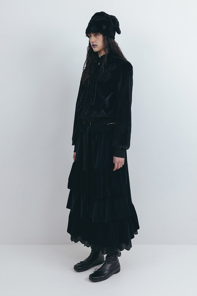 FLEECE APPLIQUÉ ZIPUP JACKET - WORKSOUT WORLDWIDE