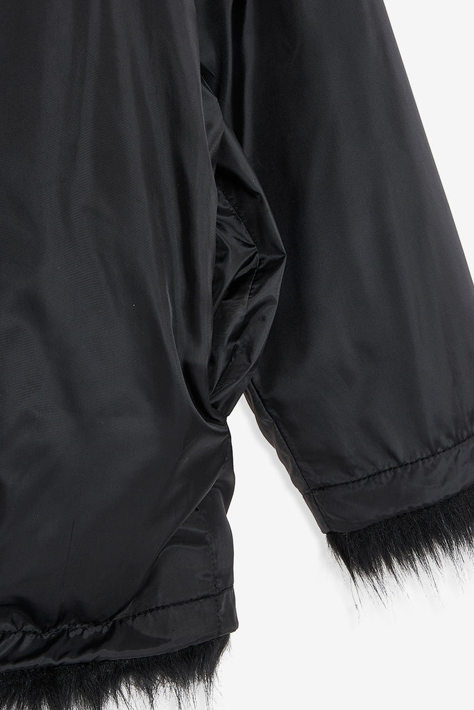 REVERSIBLE FAUX FUR HOOD JACKET - WORKSOUT WORLDWIDE