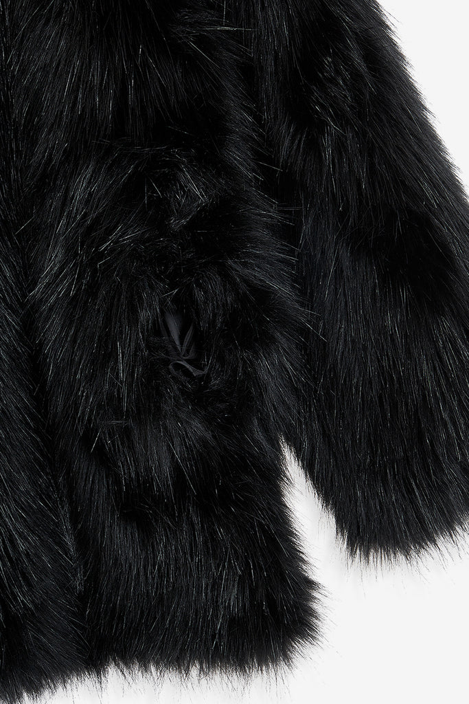 REVERSIBLE FAUX FUR HOOD JACKET - WORKSOUT WORLDWIDE