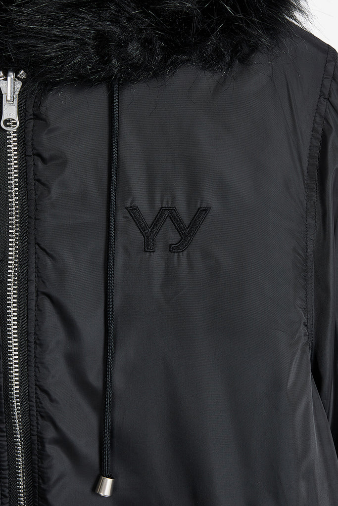 REVERSIBLE FAUX FUR HOOD JACKET - WORKSOUT WORLDWIDE