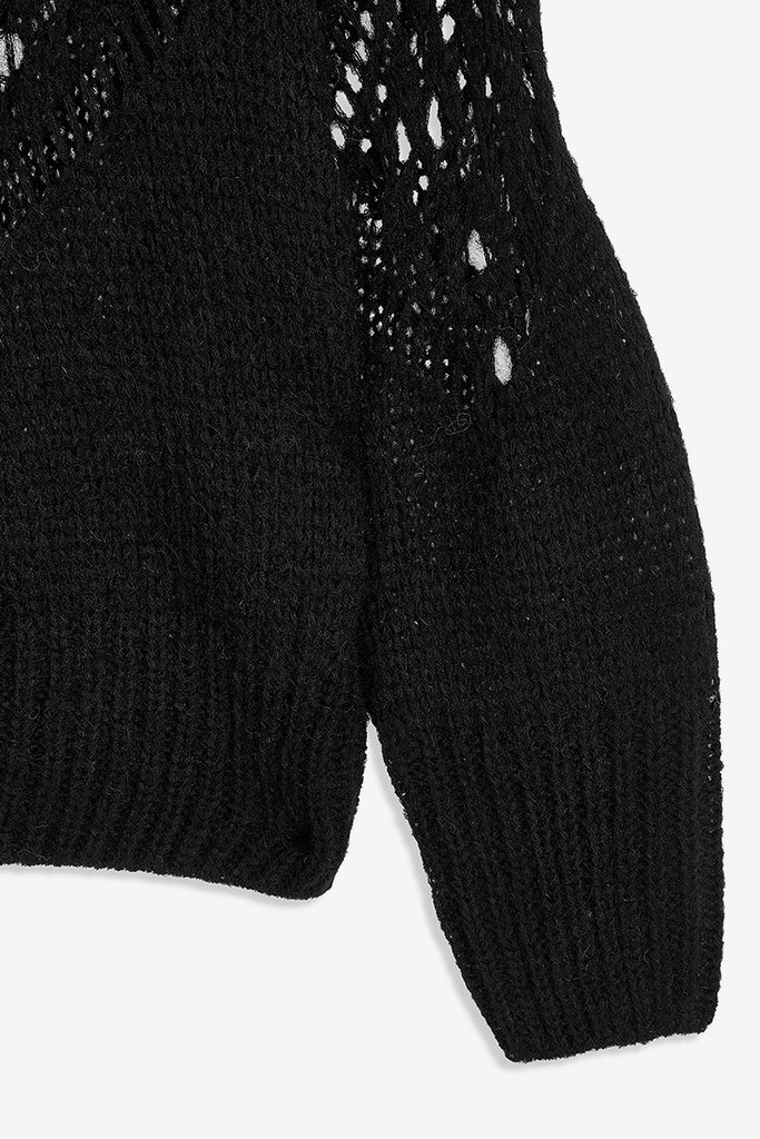 ALPACA ARGYLE POINTELLE PULLOVER - WORKSOUT WORLDWIDE