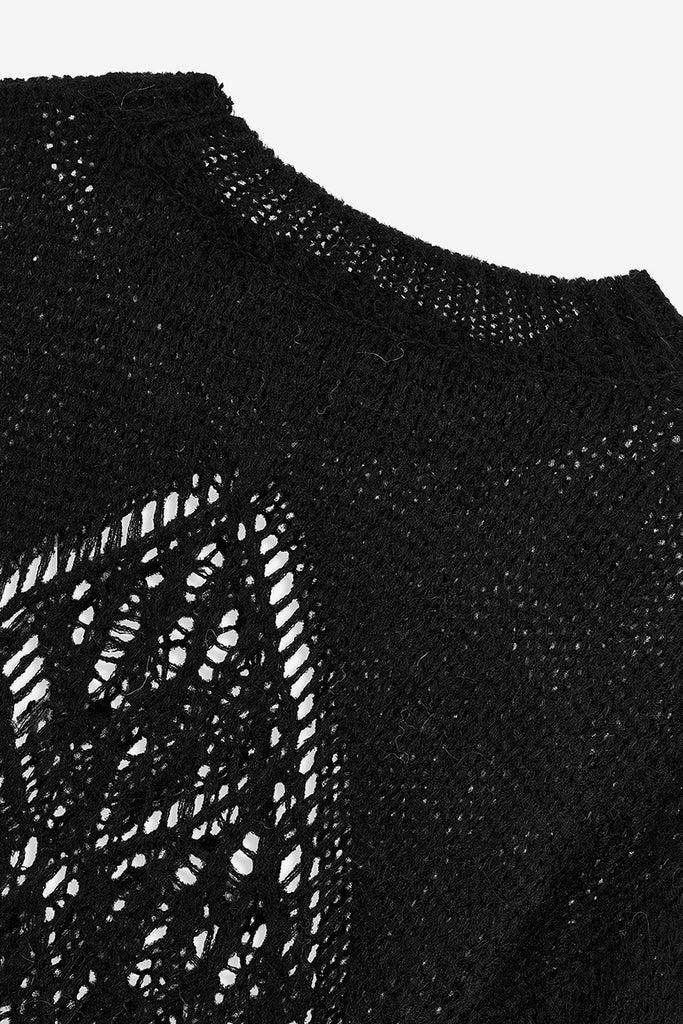 ALPACA ARGYLE POINTELLE PULLOVER - WORKSOUT WORLDWIDE