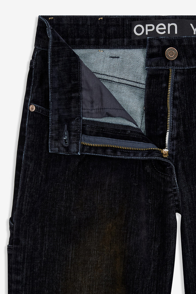 VELVET DENIM TRUCKER PANTS - WORKSOUT WORLDWIDE
