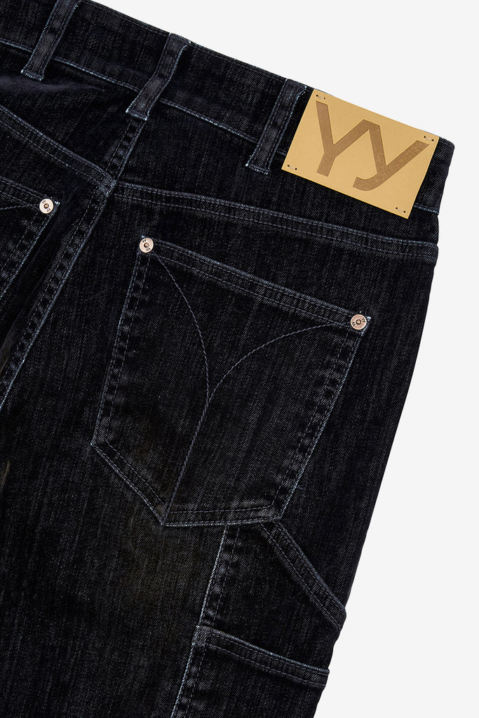 VELVET DENIM TRUCKER PANTS - WORKSOUT WORLDWIDE
