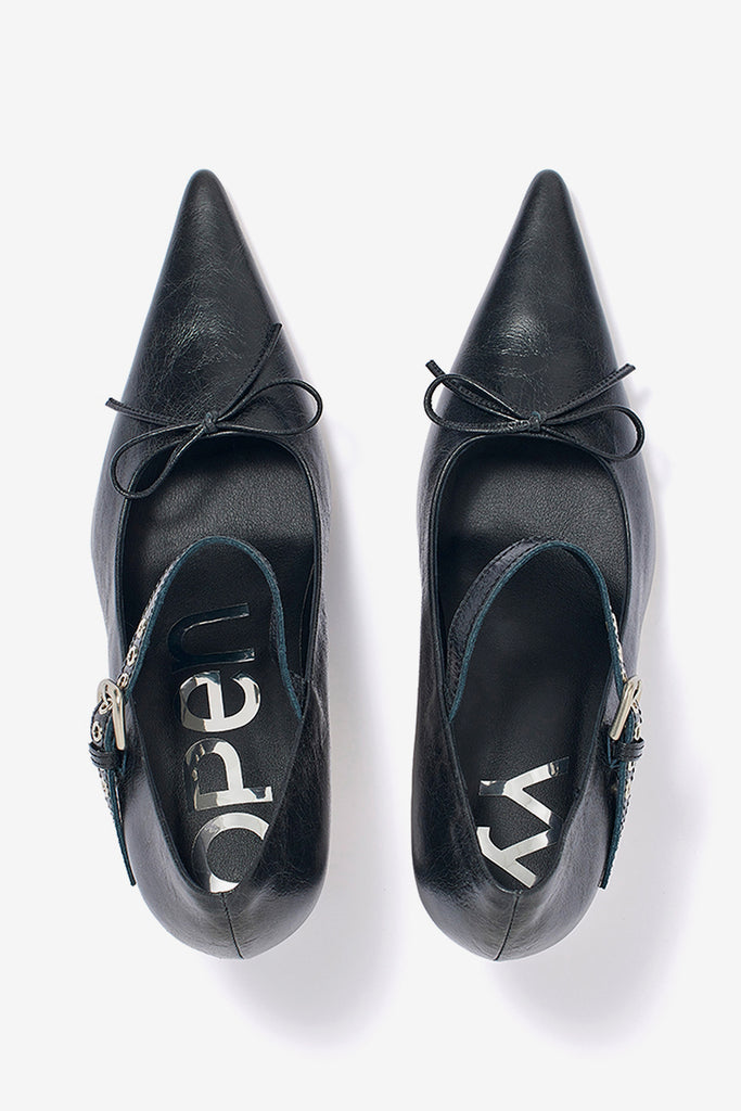 BUCKLE POINTY HEELS - WORKSOUT WORLDWIDE