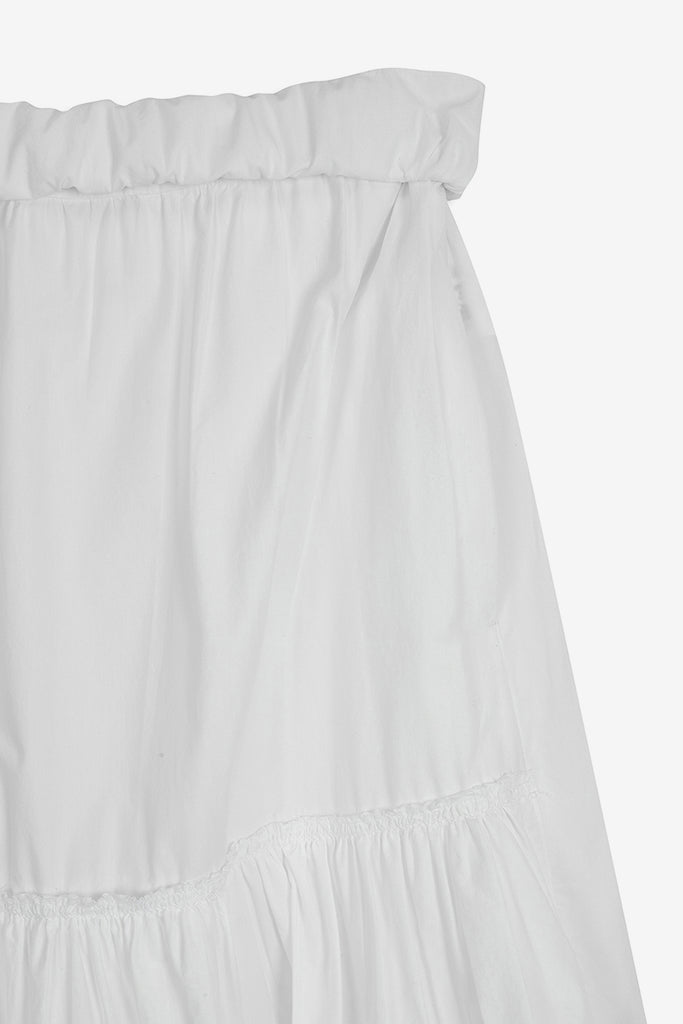 ROLLED WAIST TIERED SKIRT - WORKSOUT WORLDWIDE