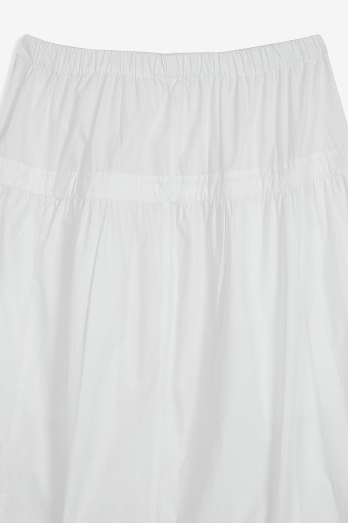 ROLLED WAIST TIERED SKIRT - WORKSOUT WORLDWIDE
