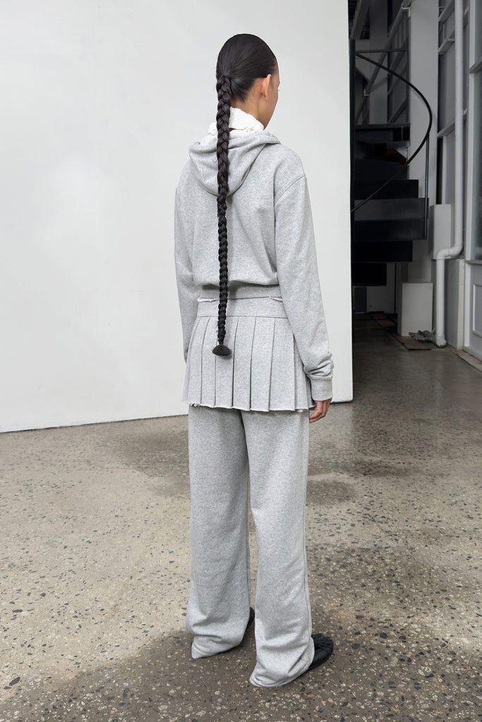 PLEATS LAYERED JERSEY SKIRT - WORKSOUT WORLDWIDE