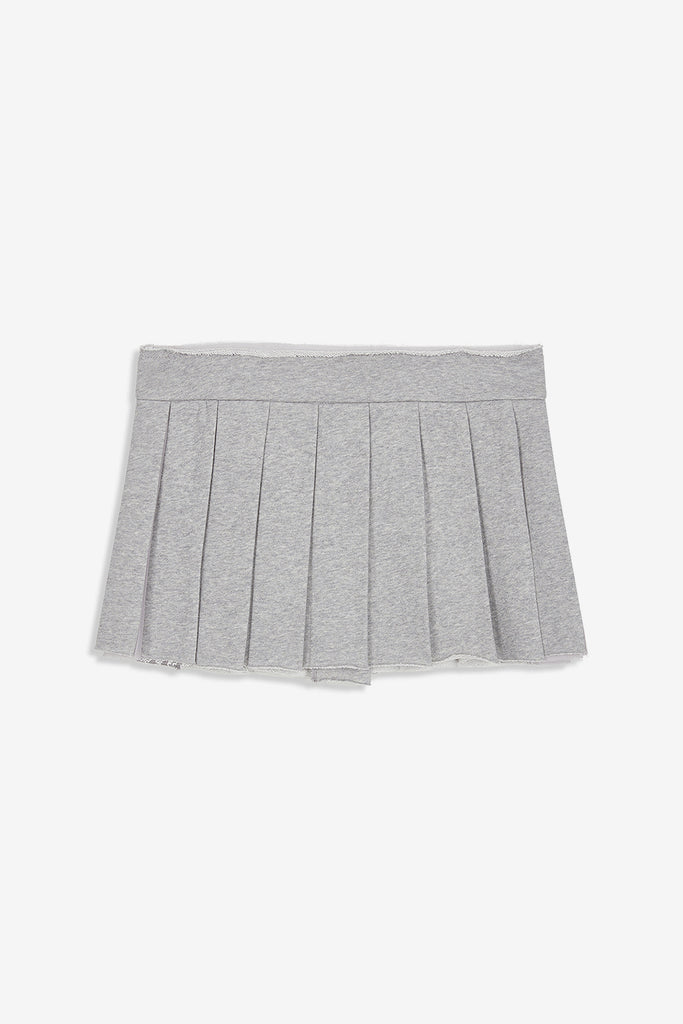 PLEATS LAYERED JERSEY SKIRT - WORKSOUT WORLDWIDE