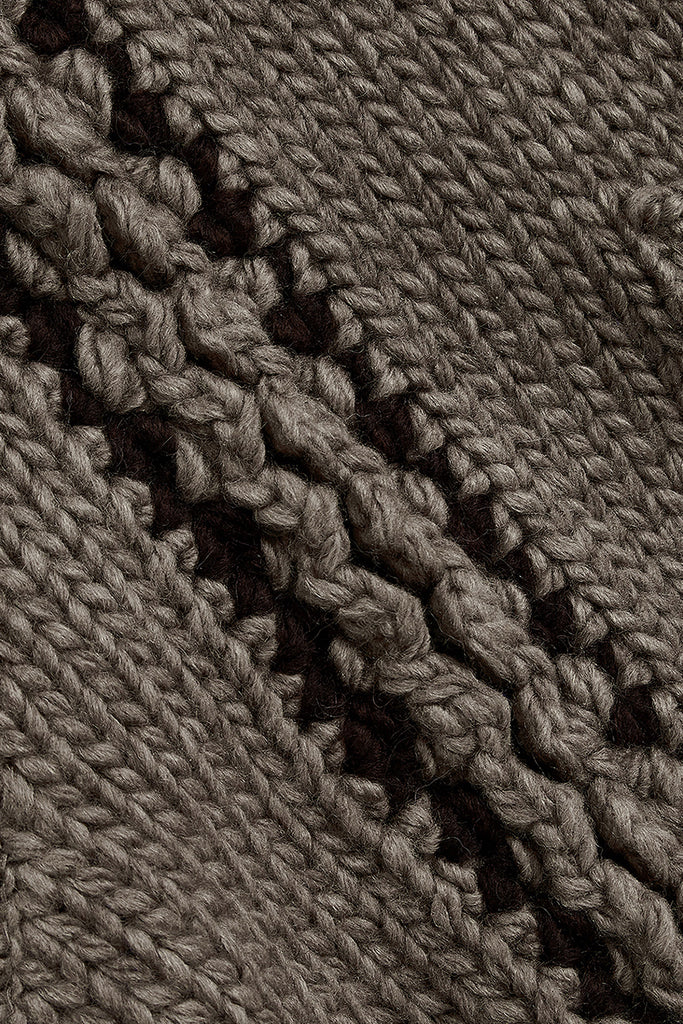 STITCH ZIP UP KNIT HOODIE - WORKSOUT WORLDWIDE