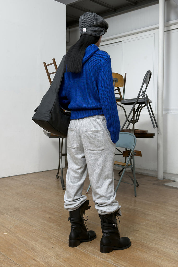 STITCH ZIP UP KNIT HOODIE - WORKSOUT WORLDWIDE