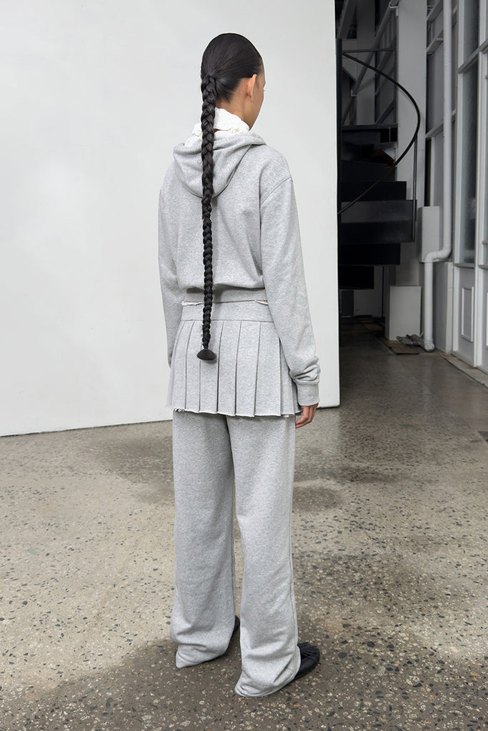 LOOP BUTTON EFFECT HOODIE - WORKSOUT WORLDWIDE