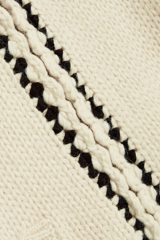 STITCH ZIP UP KNIT HOODIE - WORKSOUT WORLDWIDE