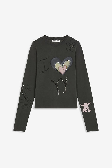 BEADED I LOVE YY TEE