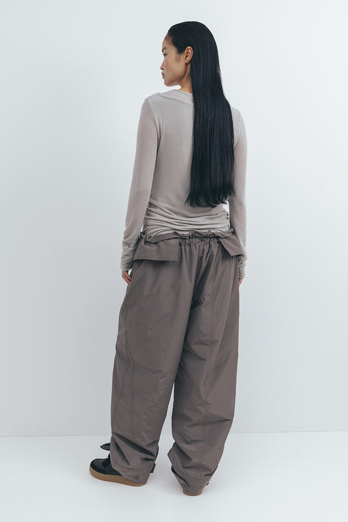 LAYERED HENLEY LOUNGE TEE - WORKSOUT WORLDWIDE