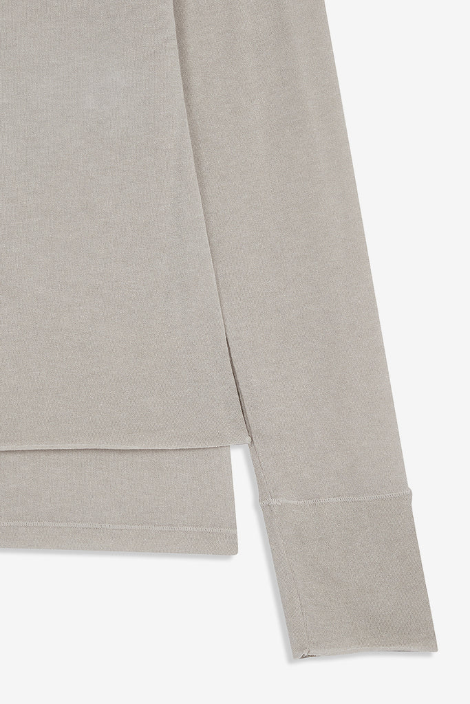 LAYERED HENLEY LOUNGE TEE - WORKSOUT WORLDWIDE