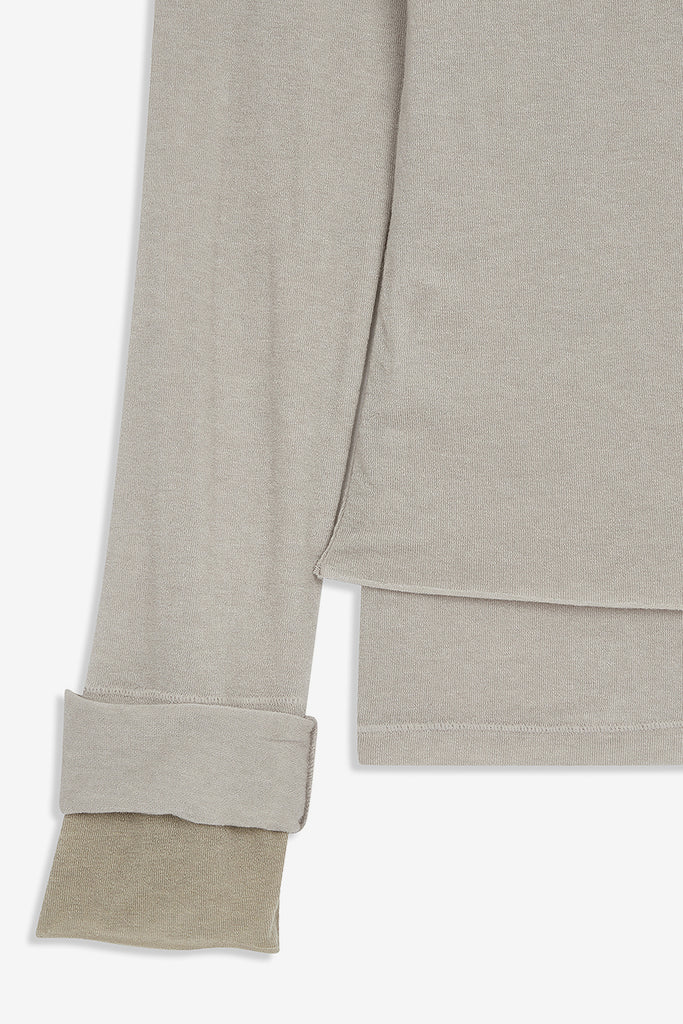 LAYERED HENLEY LOUNGE TEE - WORKSOUT WORLDWIDE