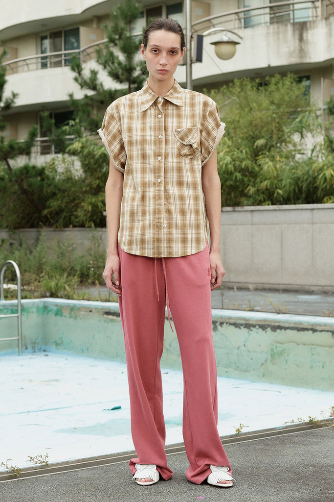 WIRE-CUFF CHECK SHIRT - WORKSOUT WORLDWIDE