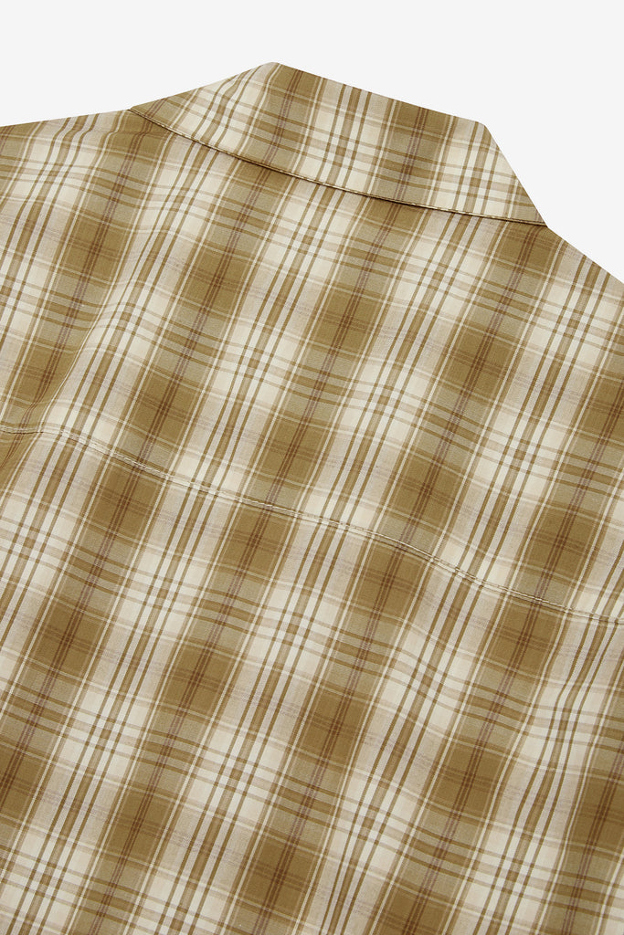 WIRE-CUFF CHECK SHIRT - WORKSOUT WORLDWIDE