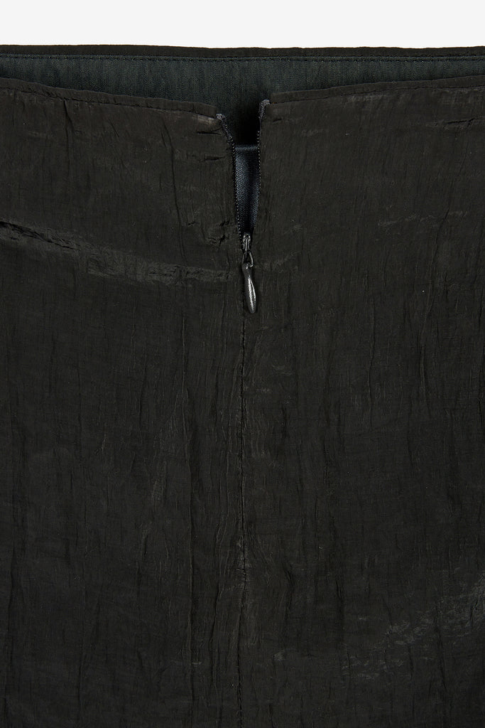 CRINKLED GATHER MINI SKIRT - WORKSOUT WORLDWIDE