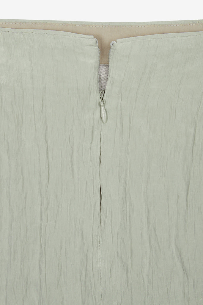 CRINKLED GATHER MINI SKIRT - WORKSOUT WORLDWIDE