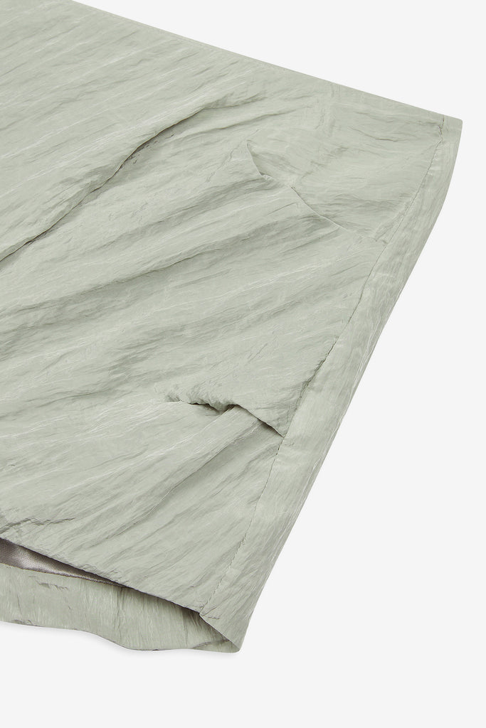 CRINKLED GATHER MINI SKIRT - WORKSOUT WORLDWIDE