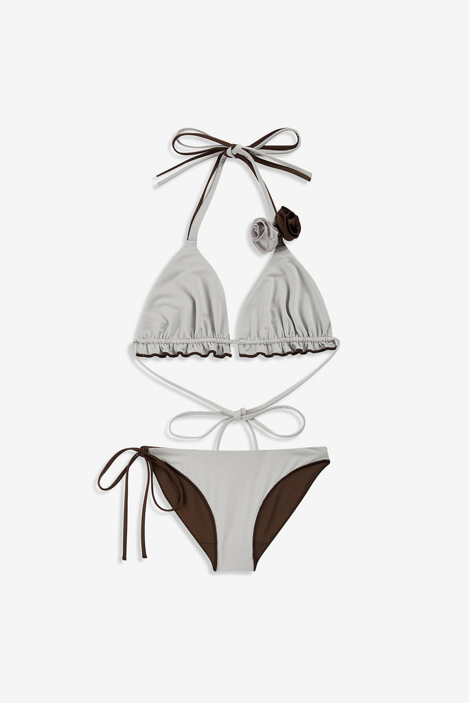 FLOWER STRAPPY BIKINI - WORKSOUT WORLDWIDE