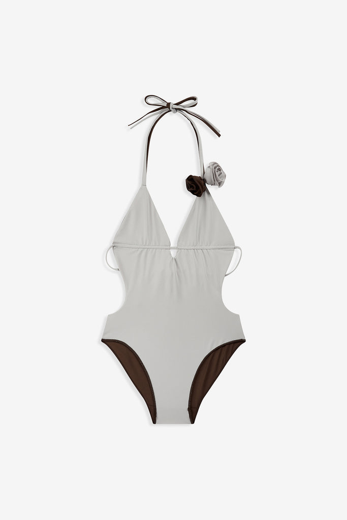 FLOWER STRAPPY SWIMSUIT - WORKSOUT WORLDWIDE