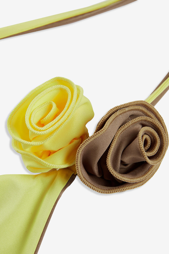 FLOWER STRAPPY BIKINI - WORKSOUT WORLDWIDE