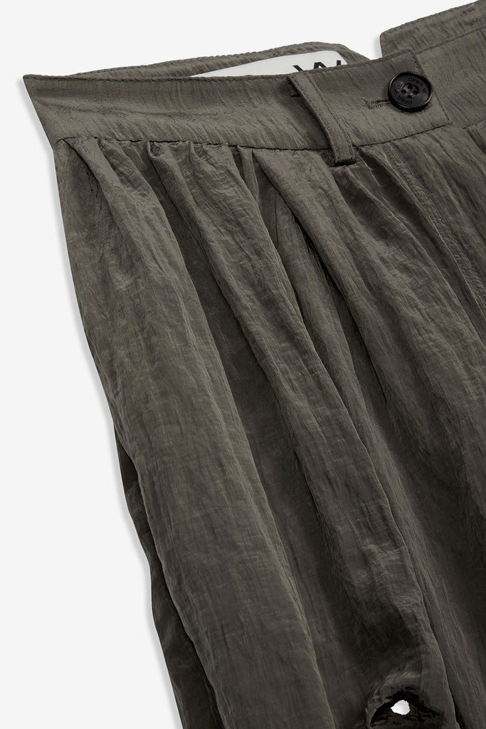 CRINKLED GATHER SHORTS - WORKSOUT WORLDWIDE