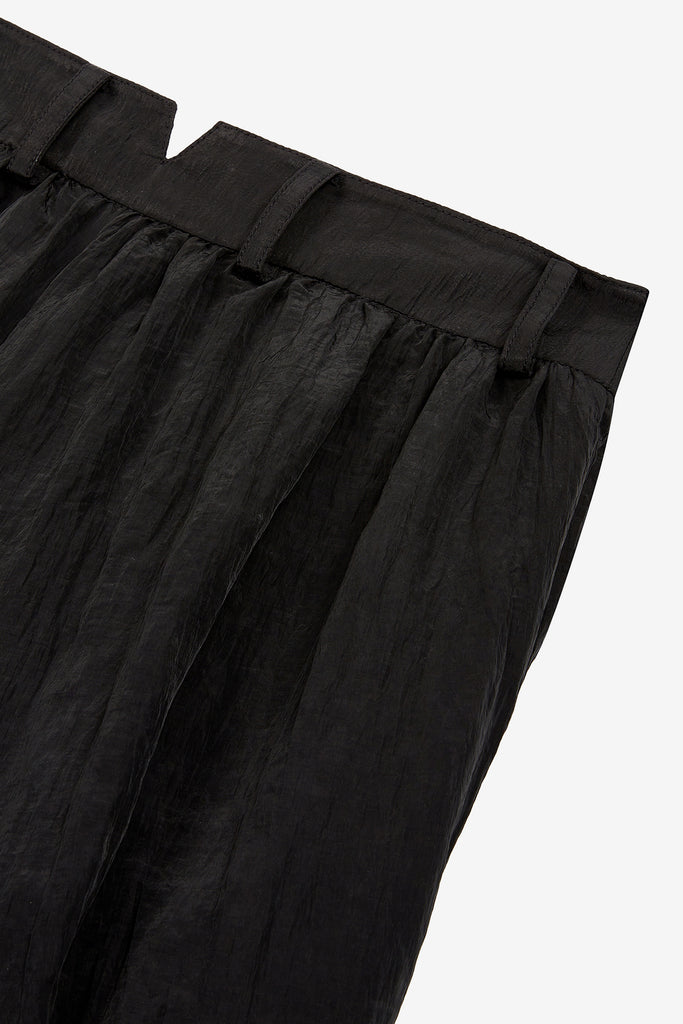 CRINKLED GATHER SHORTS - WORKSOUT WORLDWIDE