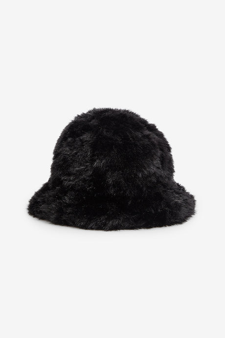 FAUX FUR WIRE BUCKET HAT