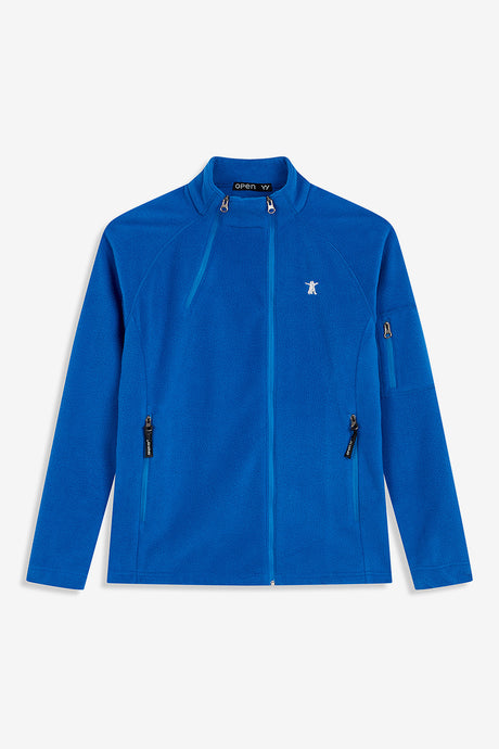 YY ASYMMETRIC FLEECE ZIP UP