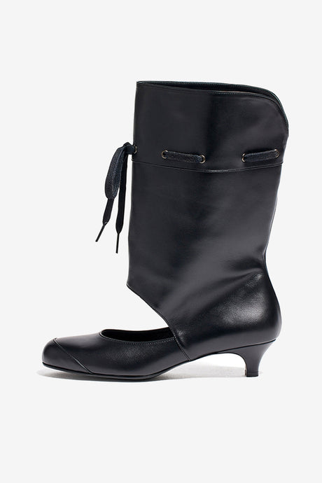 SLOUCHY CUT-OUT HEELS