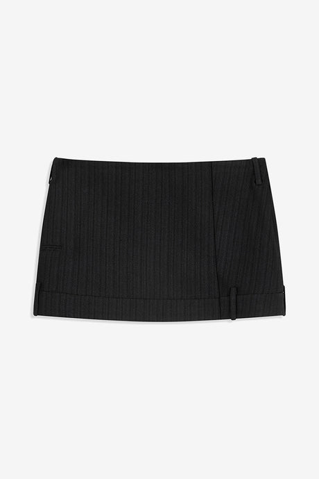 TAILORED TROUSER MINI SKIRT