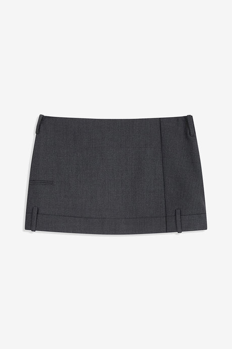 TAILORED TROUSER MINI SKIRT