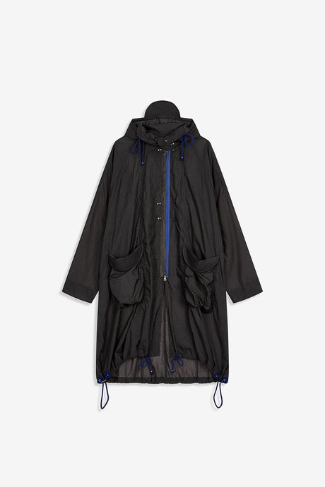 CARGO POCKET WIND COAT